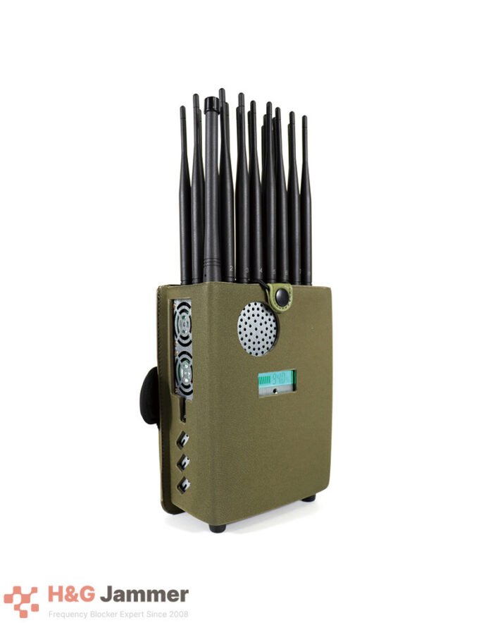 K412 24-Channel Portable 5G Jammer (25 meters)